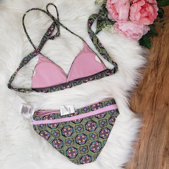 NWT O'Neill Girls Evelyn Bikini Swimsuit - Picture 4 of 10